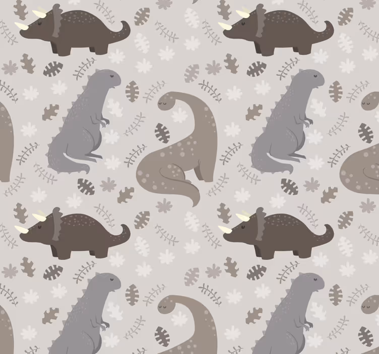 Szürke minta Redőnyök dinoszaurusz - TenStickers