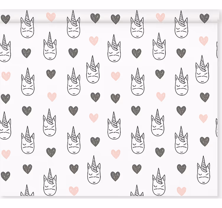 északi unikornis minta Redőnyök gyerekek - TenStickers