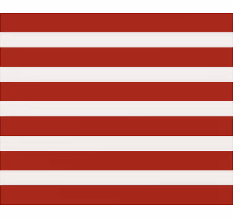 Piros vízszintes csíkok Redőnyök gyerekek - TenStickers