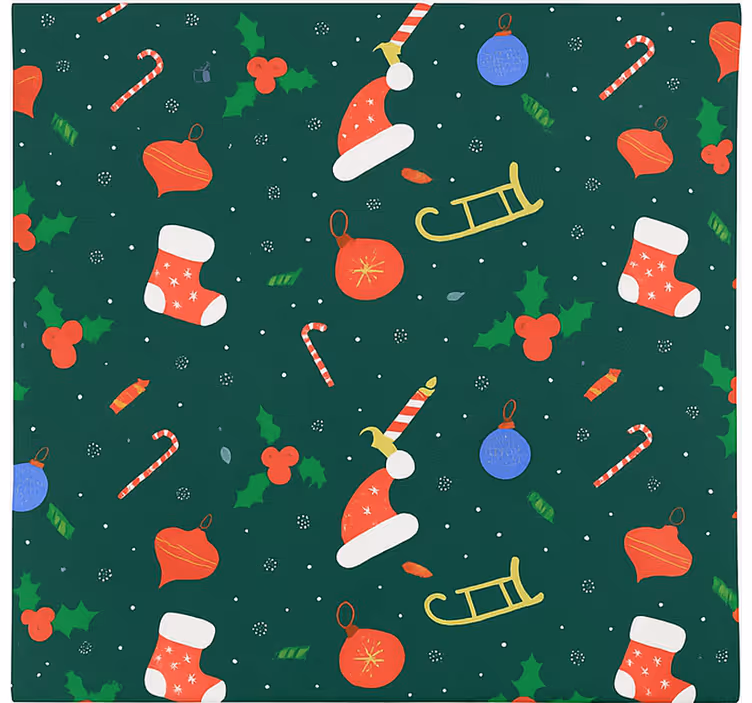 Mikulás mézeskalács minta Redőnyök nappali - TenStickers