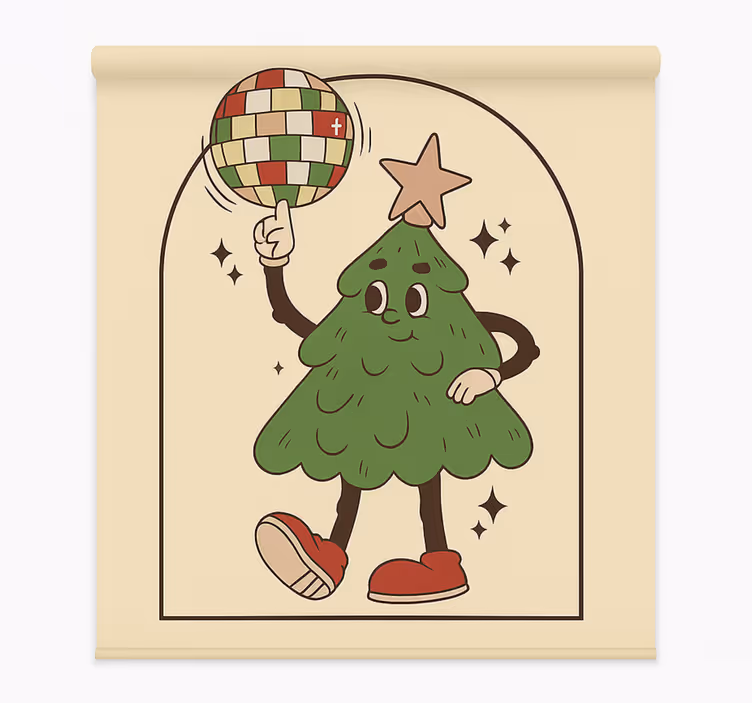 Vagány diszkófa Redőnyök nappali - TenStickers