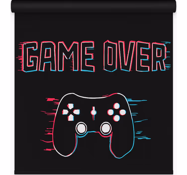 game over Redőnyök kockafej - TenStickers