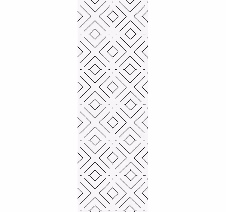 Geometrikus mintás redőnyök otthoni munkavégzéshez - TenStickers