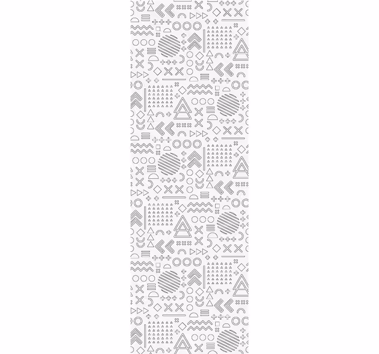 Geometriai vázlatminták redőnyök otthoni munkavégzéshez - TenStickers