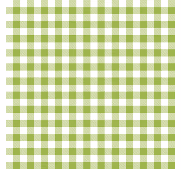 Gingham kockás redőnyök Étkező - TenStickers