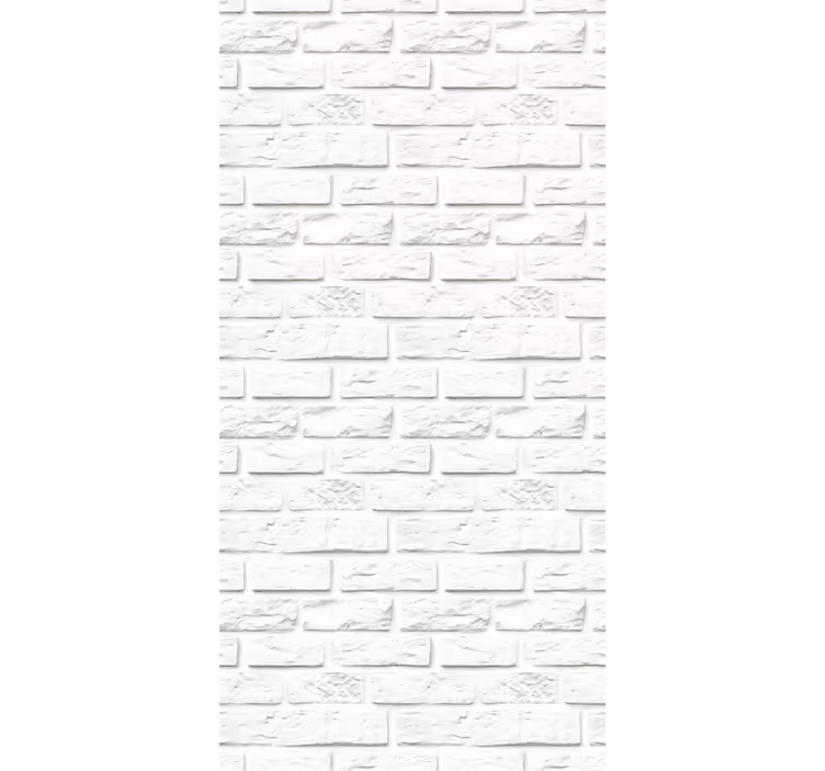 Fehér kőtéglák redőnyök konyha - TenStickers
