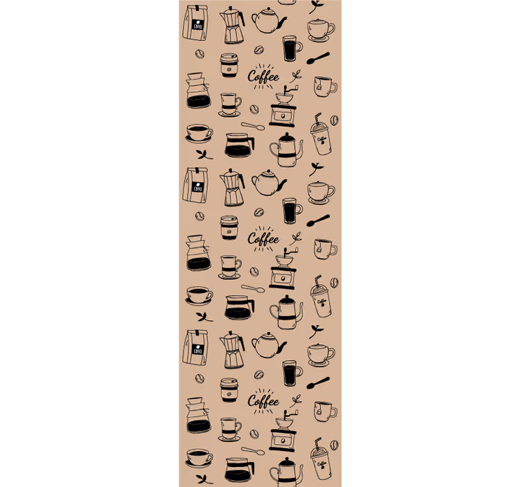 Kávémintás redőnyök konyha - TenStickers