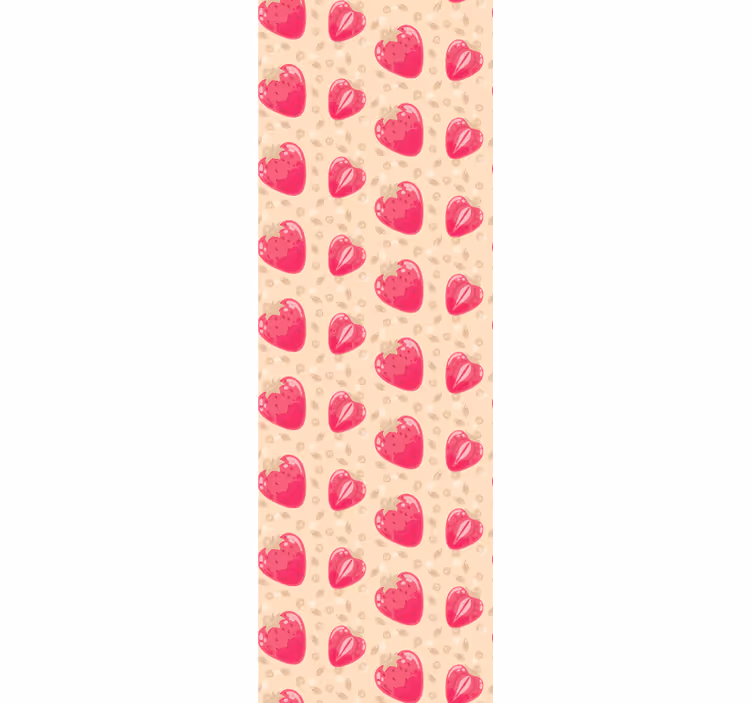 Eper mintás bézs redőnyök konyha - TenStickers
