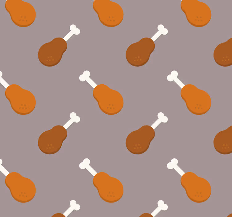 Konyhai redőnyök csirkecombhoz - TenStickers