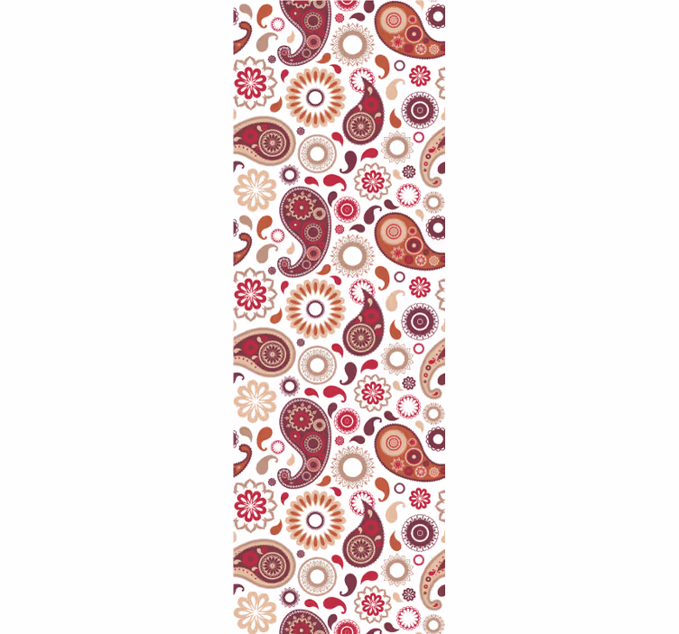 Fehér paisley mintás redőnyök konyha - TenStickers
