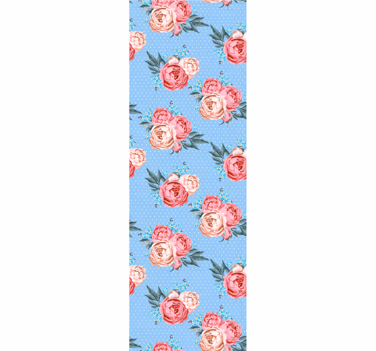 Shabby chic pöttyös vektor redőnyök étkező - TenStickers