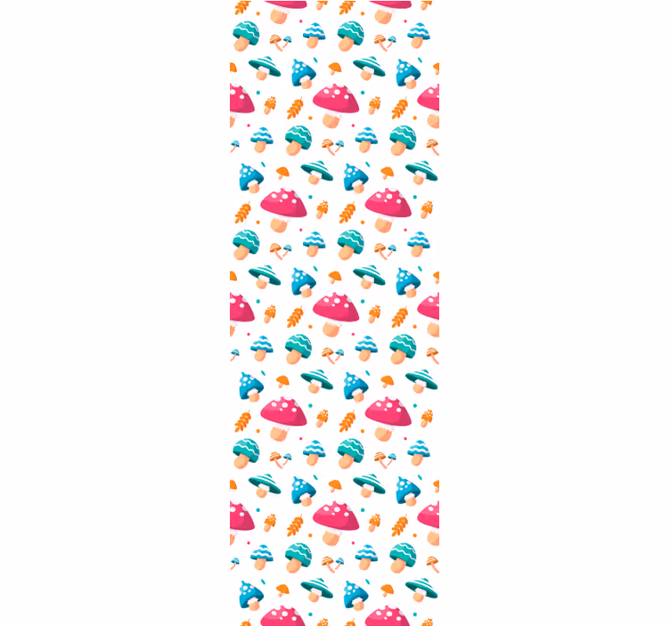 Színes gombák redőnyök étkező - TenStickers