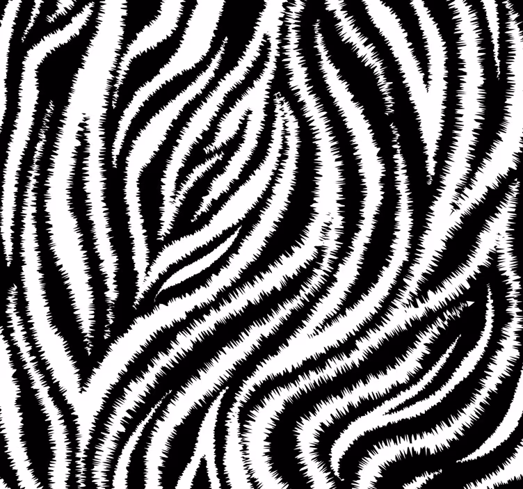 Zebra mintás étkező redőnyök - TenStickers