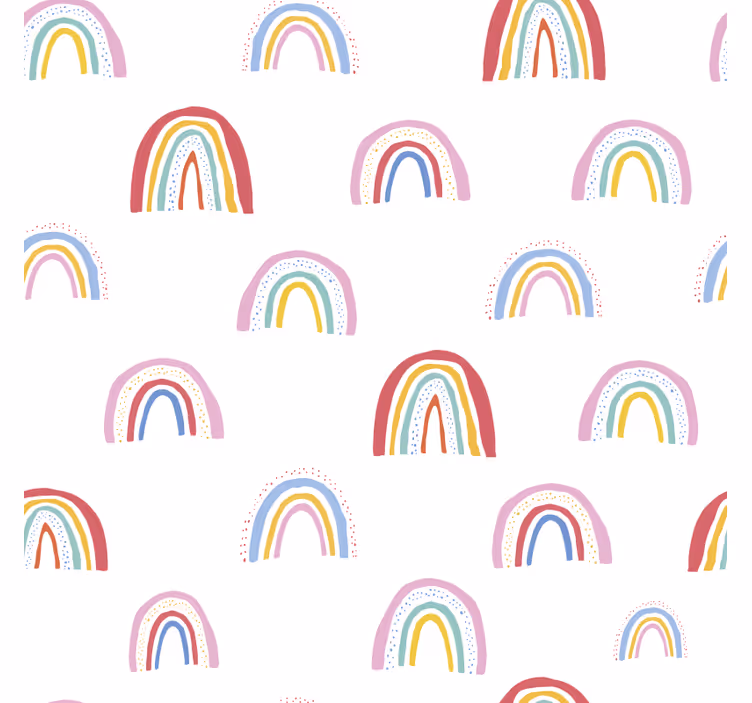 Színes szivárvány mintás redőnyök gyerekeknek - TenStickers