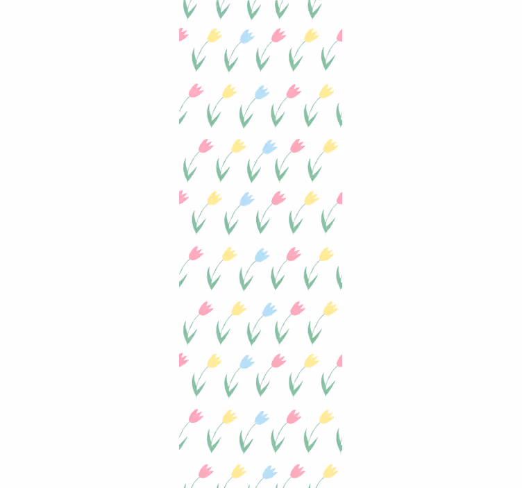 Gyerekredőnyök színes tulipánmintával - TenStickers