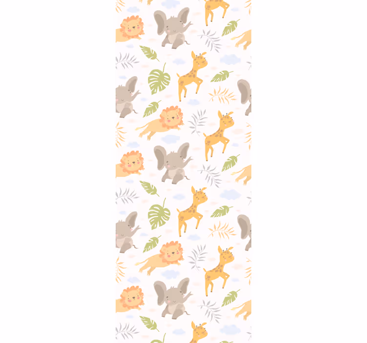 Nordikus minimalista szafari redőnyök gyerekeknek - TenStickers