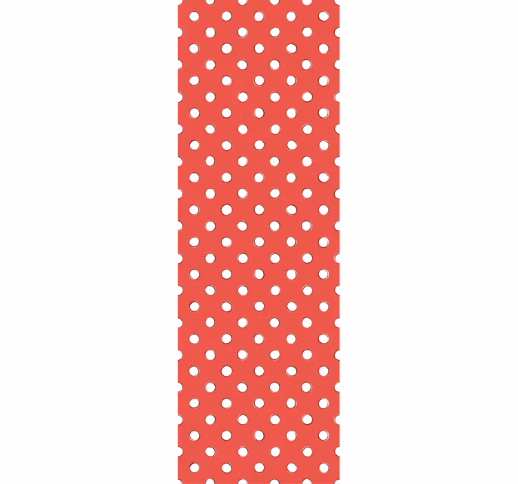 Gyerek redőnyök - fehér retro pöttyök - TenStickers