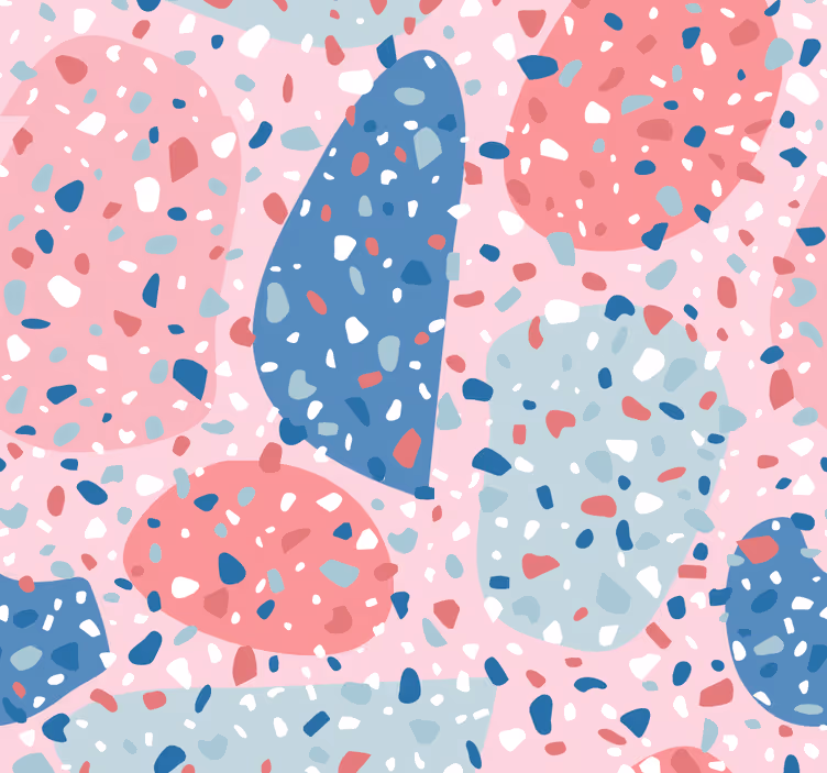 Rózsaszín terrazzo redőnyök gyerekeknek - TenStickers