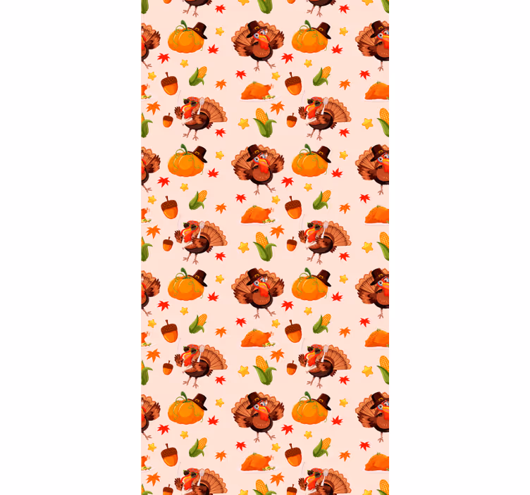 Menő hálaadási pulykák redőnyök gyerekeknek - TenStickers