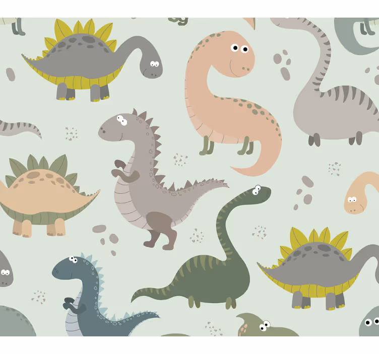 Mosolygó dinoszauruszok redőnyök gyerekeknek - TenStickers