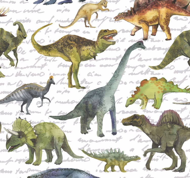 Gyerekredőnyök valósághű dinoszauruszokkal - TenStickers