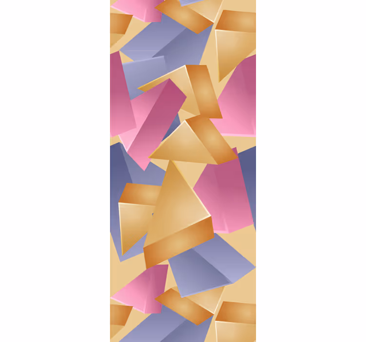 Arany piramis geometrikus redőnyök hivatal - TenStickers