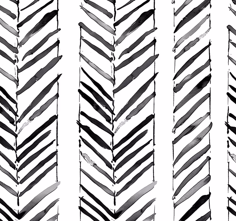 Fekete-fehér geometrikus mintás redőnyök hivatal - TenStickers