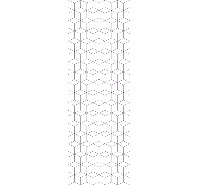 Redőnyök hivatal geometrikus kocka mintázat - TenStickers
