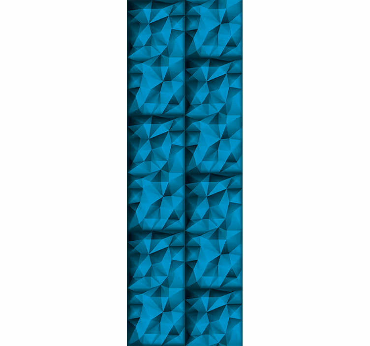 Tizenéves redőnyök kék mélység 3d mintában - TenStickers