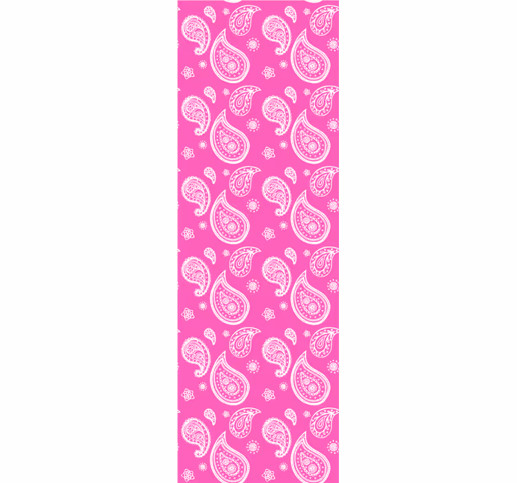 Intenzív rózsaszín paisley redőnyök tizenéveseknek - TenStickers