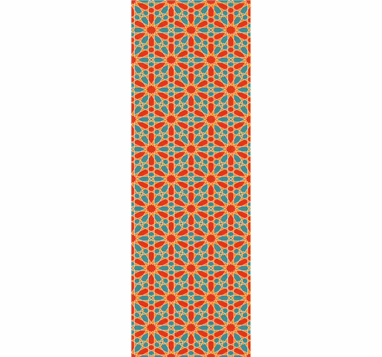 Tizenéves redőnyök zökkenőmentes arab geometriai mintával - TenStickers