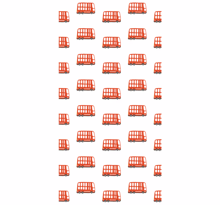 Tizenéves redőnyök londoni busz mintával - TenStickers