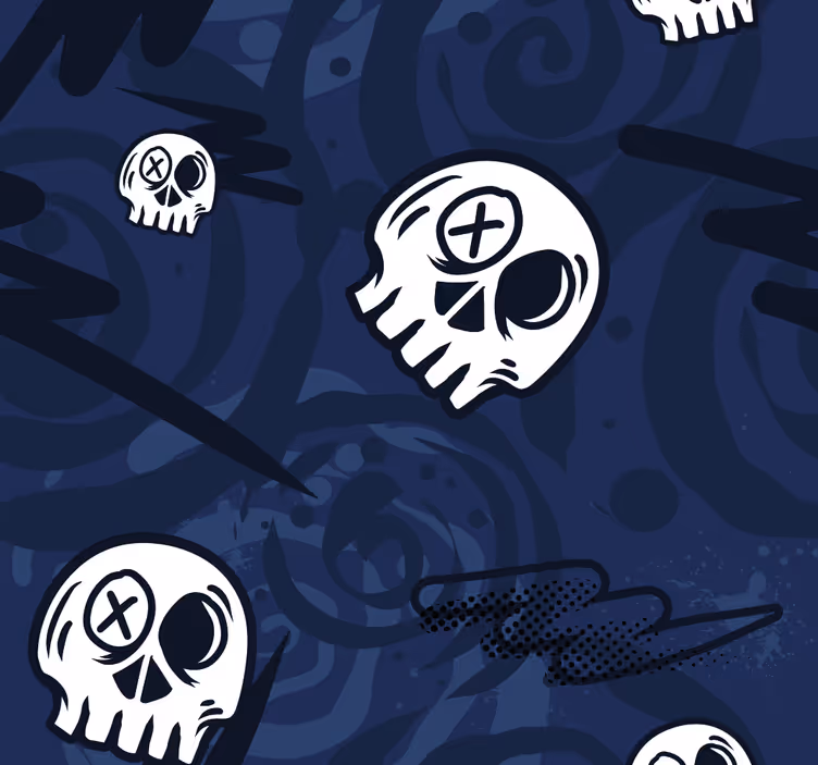 Tini redőnyök graffitis koponyákkal - TenStickers