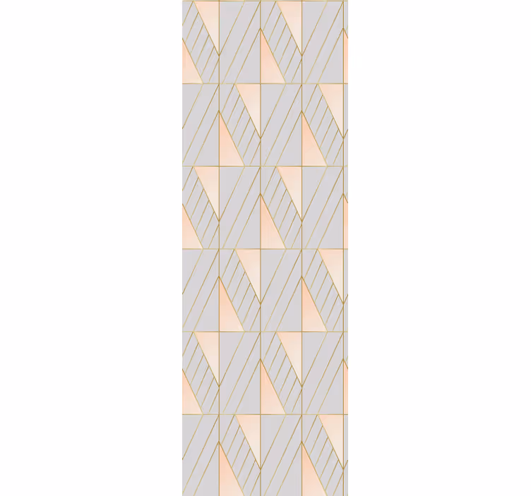 Modern redőnyök réteges geometriai formákban - TenStickers