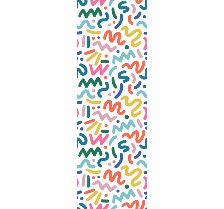 Modern redőnyök absztrakt színes formákban - TenStickers