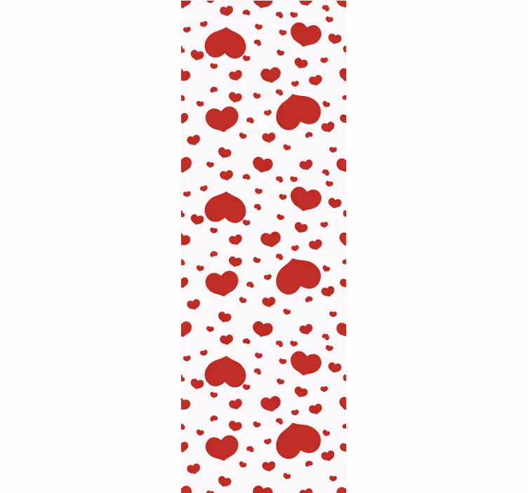 Modern redőnyök kis és nagy szív mintával - TenStickers