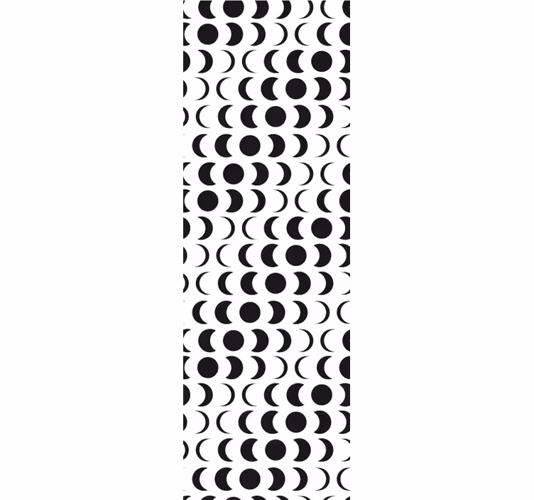Modern redőnyök minimalista holdmintával - TenStickers