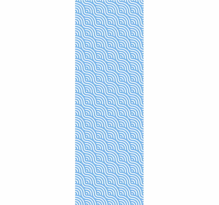 Kis kék hullámok redőnyök modern - TenStickers