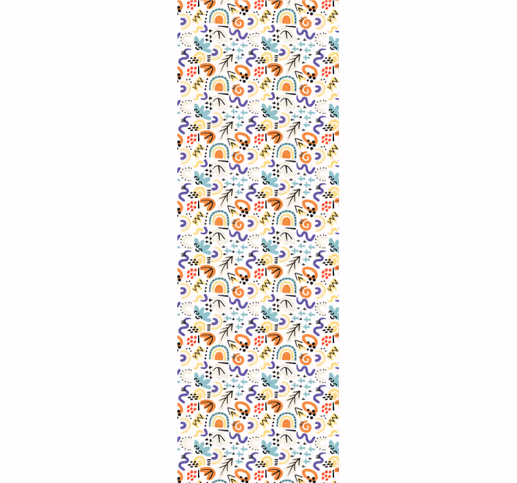 Modern redőnyök organikus sík absztrakt mintával - TenStickers