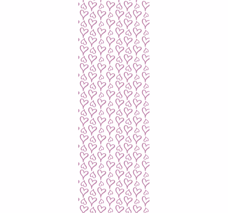 Modern redőnyök rózsaszín szív ikonokkal - TenStickers