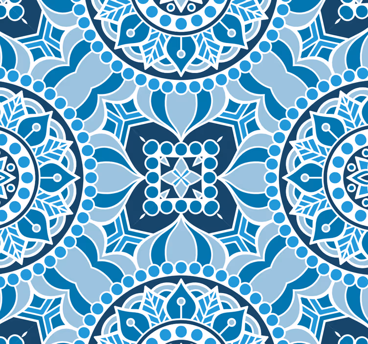 Mandala stílusú redőnyök fürdőszoba - TenStickers