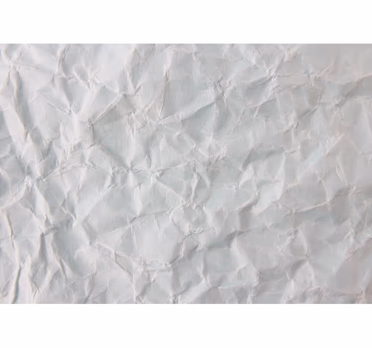 Fehér redőnyök gyűrött papír textúrával - TenStickers