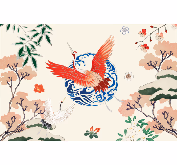 Chinoiserie redőnyök nappali - TenStickers