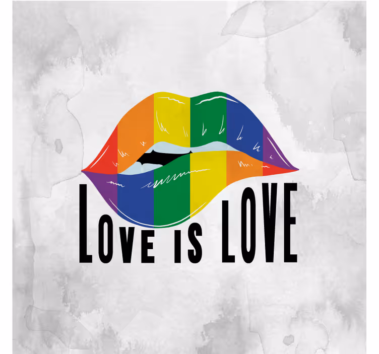 Pride napi ajkak koncepció - redőnyök nappali - TenStickers