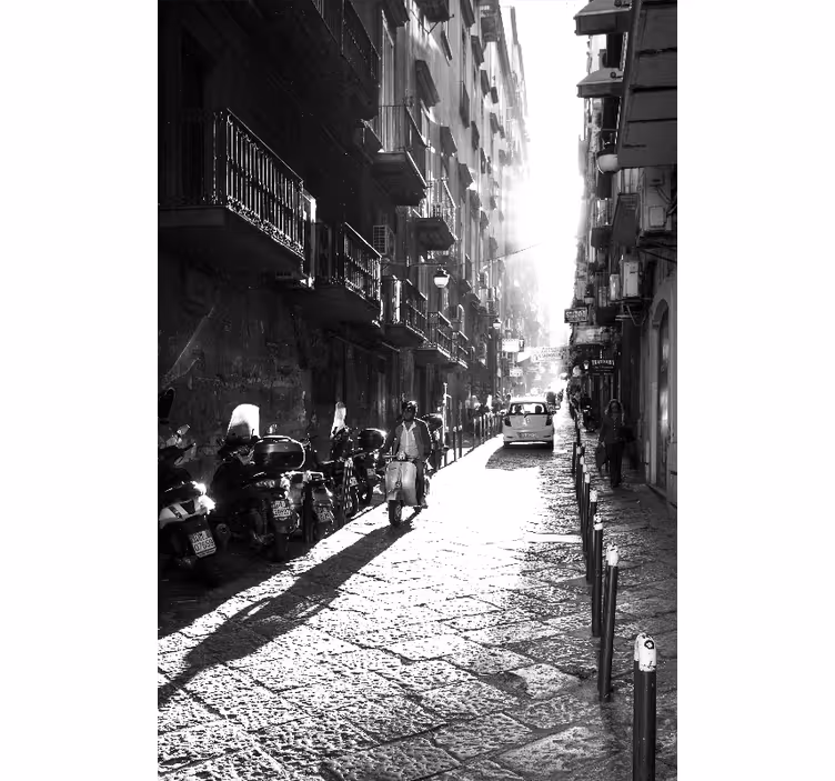 Napoli vintage redőnyök nappali - TenStickers