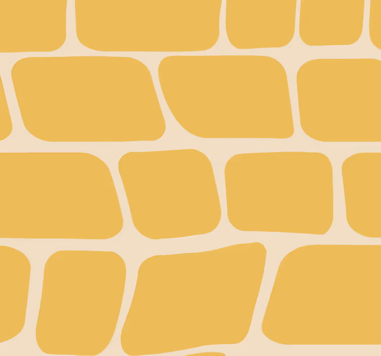 Absztrakt mintázat redőnyök sárga - TenStickers