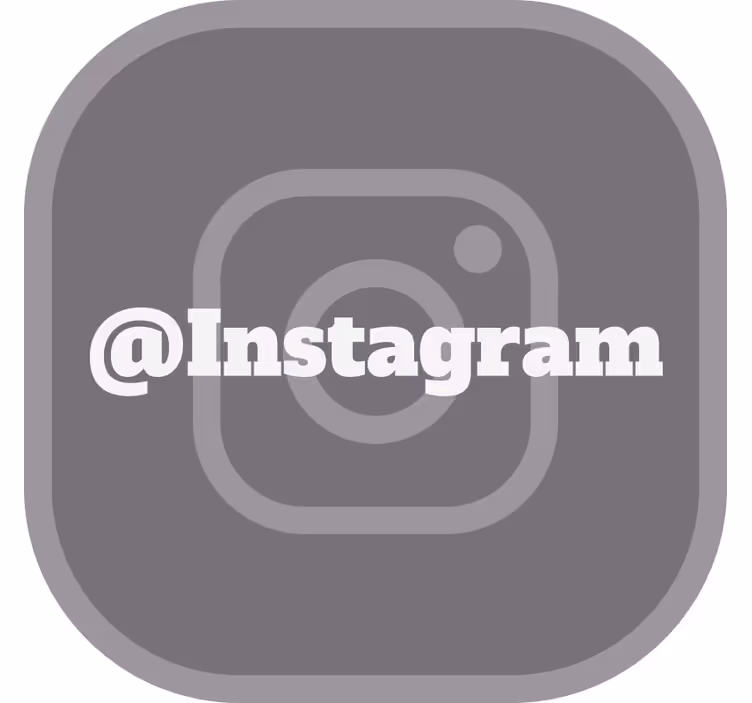 A te instagramod redőnyök szürke - TenStickers