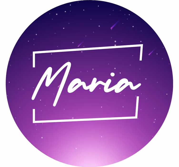 Lila redőnyök - lila galaxis névvel - TenStickers