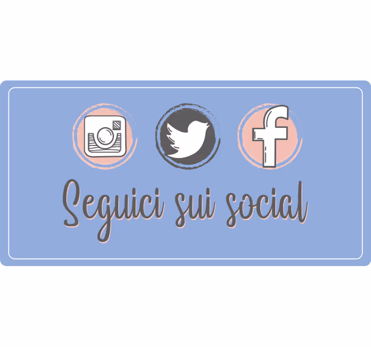 Redőnyök lila - közösségi hálózati népszerűsítés - TenStickers
