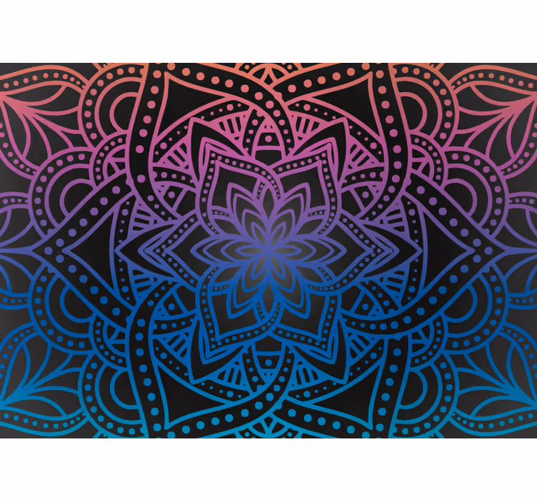 Mandala bonyolultság redőnyök nappali - TenStickers
